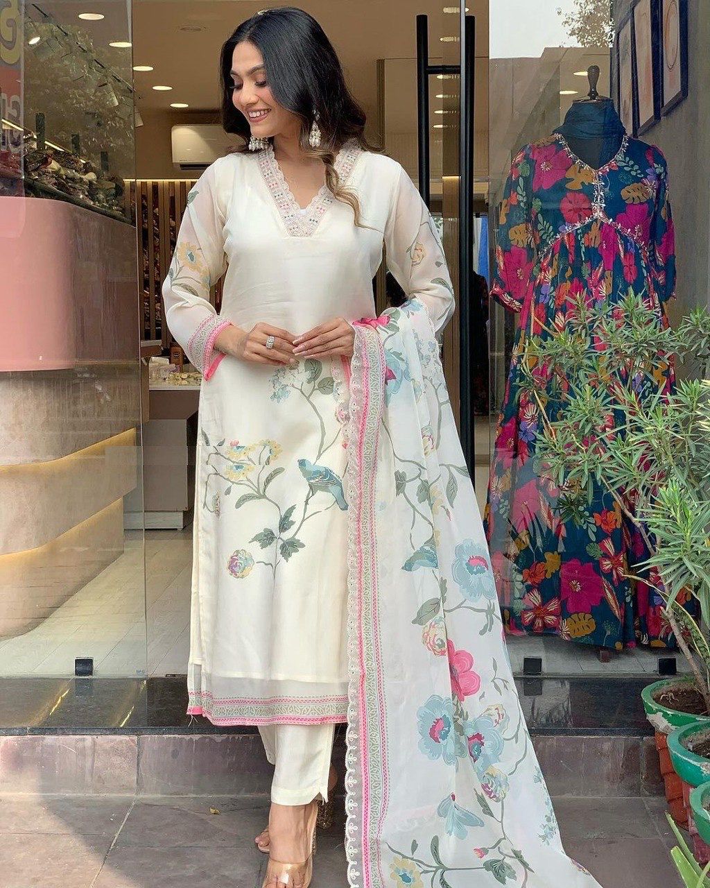 DC G37 Silk Digital Printed Kurti With Bottom Dupatta Wholesalers in India
